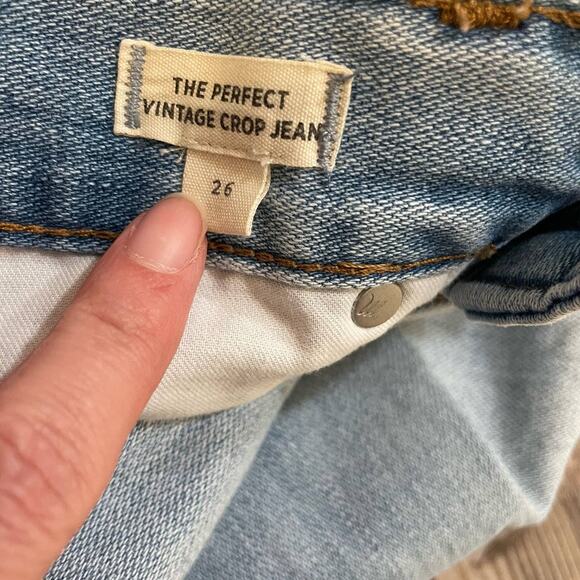 Madewell The Perfect Vintage Crop Jean - size 26 - Picture 4 of 9